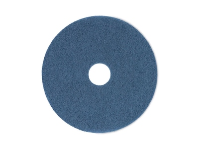 Premiere® Floor Pads, Scrubbing, 17 Diameter, Blue