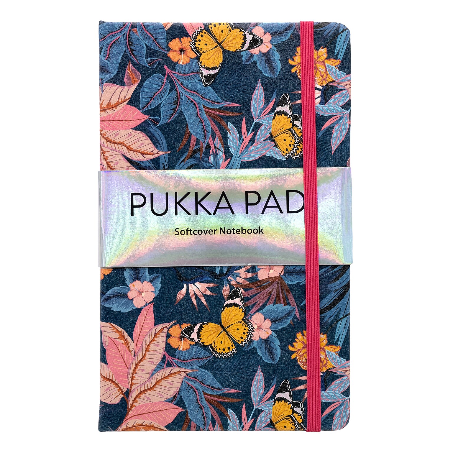 Pukka Pad Bloom Subject Notebooks, Narrow Ruled, Blue, 3/Pack (PUK9491BLM)