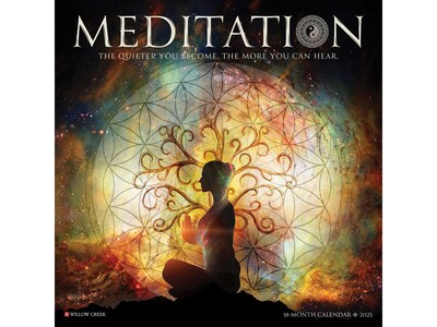 2025 Willow Creek Meditation 12 x 12 Monthly Wall Calendar (43868)