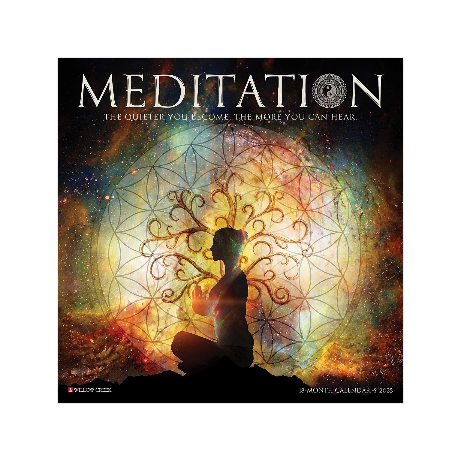 2025 Willow Creek Meditation 12 x 12 Monthly Wall Calendar (43868)