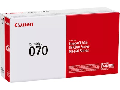 Canon 070 Black Standard Yield Toner Cartridge (5639C001)