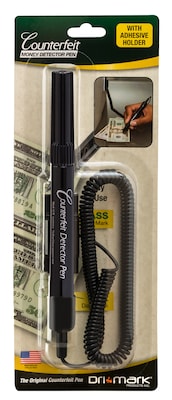Dri Mark Counterfeit Bill Detector Marker Pen with Coil (351BCL)