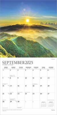 2025 Plato Psalms 12" x 24" Monthly Square Wall Calendar (9781975478841)