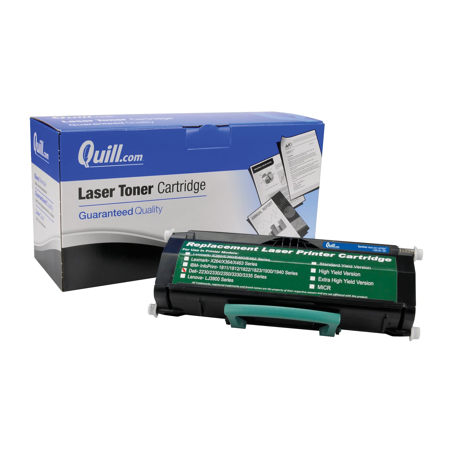 Quill Brand® Remanufactured Black High Yield Laser Toner Cartridge Replacement for Dell PK941 (330-2650) (Lifetime Warranty)