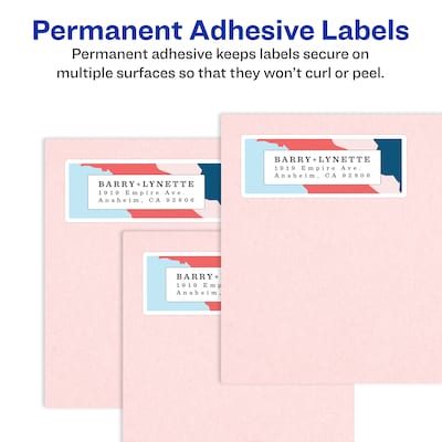 Avery 5160 Easy Peel Address Labels 1 x 2-5/8 3,000 Labels
