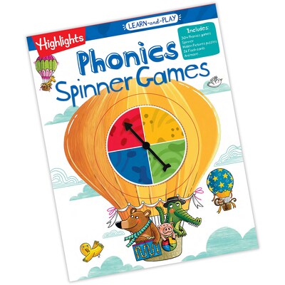 Highlights Learn-and-Play Phonics Spinner Games (HFC9781644728338)