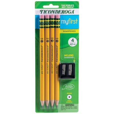 Ticonderoga Original No 2 Pencils, Pre-Sharpened, Yellow, Pack of 240