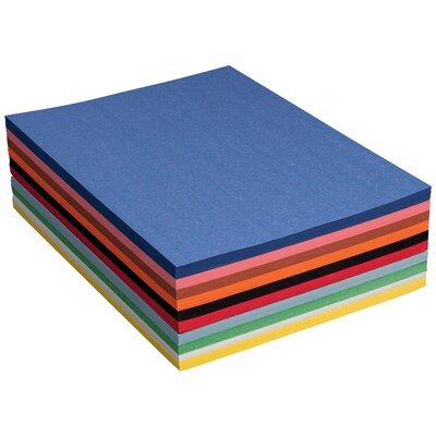 Prang 9 x 12 Construction Paper, Assorted Colors, 500 Sheets/Pack (P6555-0001)