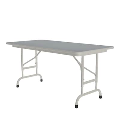 Correll Folding Table, 48x24 , Gray Granite (CFA2448TF-15)