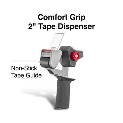 Staples Comfort Grip 2 Packing Tape Dispenser, Gray (CW56468)