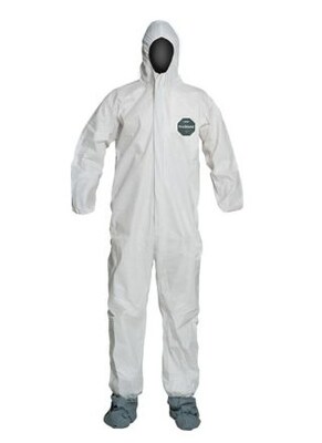 DuPont ProShield 50 Coverall, Standard Fit Hood, Medium, 25/Case (NB122SWHMD00)