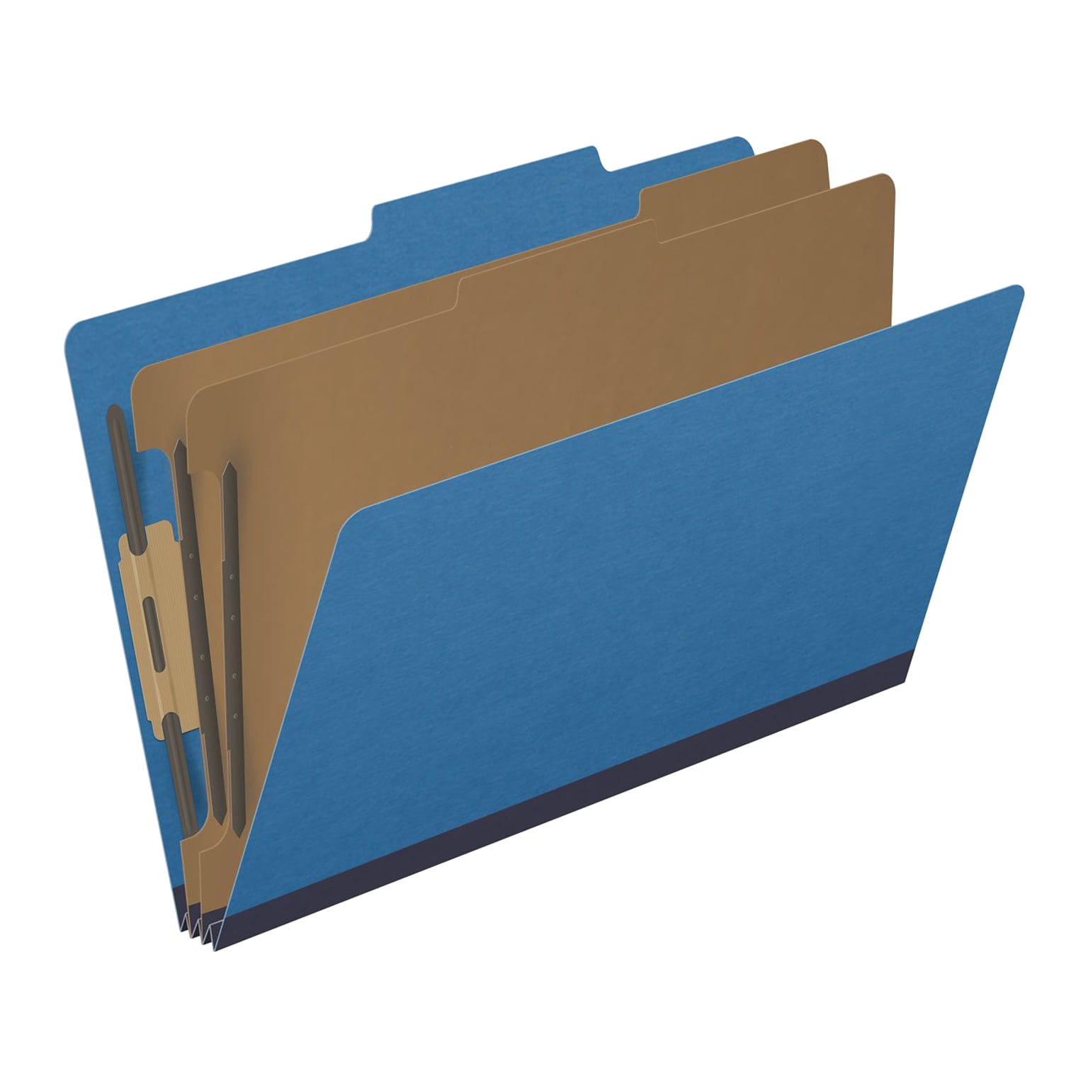 Medical Arts Press Pressboard Classification Folder, 2 Dividers, 2 Expansion, Legal Size, Royal Blue, 10/Box