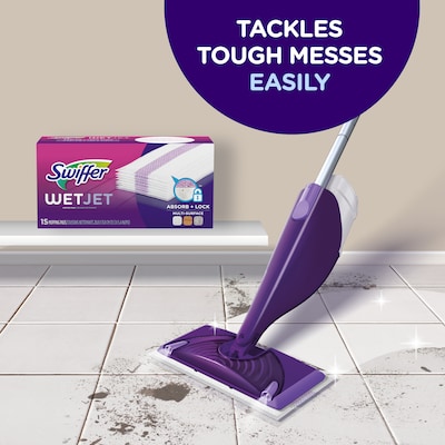 Swiffer WetJet Spray Mop Multi-Surface Floor Cleaner Pad Refill, 24 Count  (PGC 08443) | Quill.com
