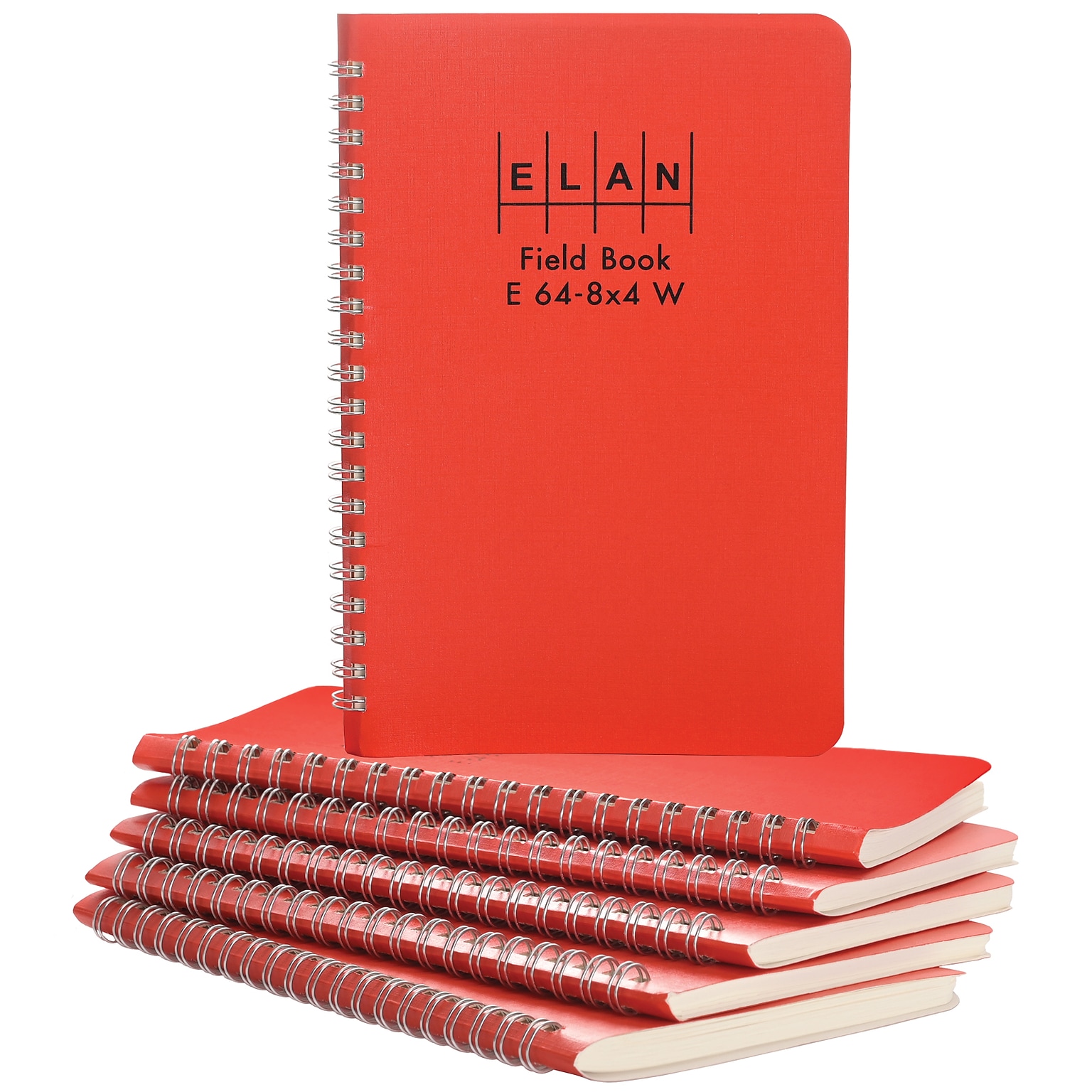 ELAN Field Surveying Computation Notebooks, 4.63 x 7.25, 100 Sheets, Orange (E64-8X4W ORG-6)