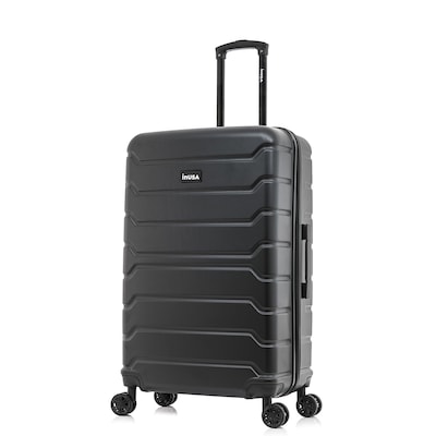 InUSA Trend 31.07 Hardside Suitcase, 4-Wheeled Spinner, Black (IUTRE00L-BLK)