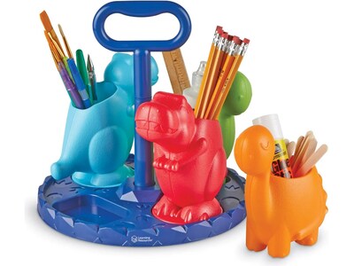 Learning Resources Create-a-Space Kiddy Center Dinos Storage Caddy (LER3719)