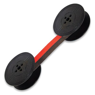 The Oliver Typewriter Company Twin-Spool Typewriter Ribbon for Manual Typewriters, Red & Black (OTTE-1643)