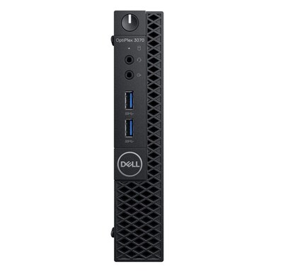 Dell OptiPlex 3070 Refurbished Micro Desktop, Intel Core i7-9700T, 16GB Memory, 512GB SSD