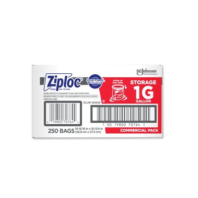 Ziploc 2-Gallon Storage Bags (Pack of 100) (682253) for sale online