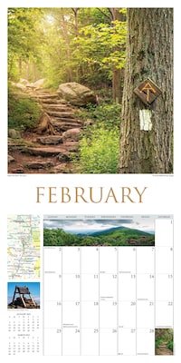 2025 Willow Creek Appalachian Trail 12" x 12" Monthly Wall Calendar (41406)