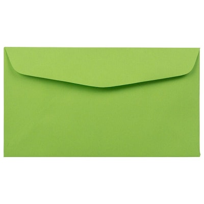 JAM Paper #6 3/4 Business Envelope, 3 5/8" x 6 1/2", Citrus Lime, 50/Pack (1536466I)