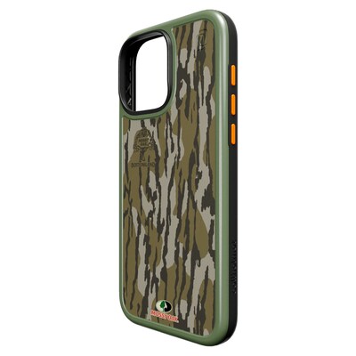 cellhelmet Fortitude Series MagSafe Phone Case for iPhone 16 Pro Max, Shock Absorbing, Mossy Oak Bottom Lands (CF-107-MO)