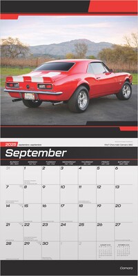 2025 BrownTrout Camaro 12" x 12" Monthly  Wall Calendar (9781975479756)