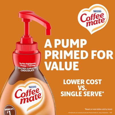 Coffee mate Salted Caramel Chocolate Lactose Free Liquid Creamer, 50.7 fl. oz. (12323367)