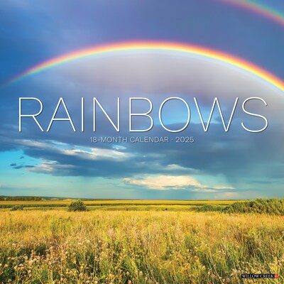 2025 Willow Creek Rainbows 12 x 12 Monthly Wall Calendar (44636)