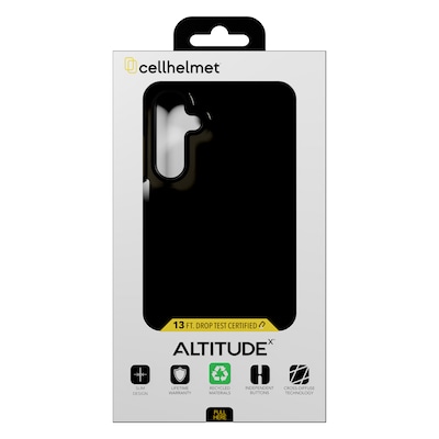 cellhelmet Altitude X Series Phone Case for Samsung Galaxy A15 5G, Black (CA-403-BLK)