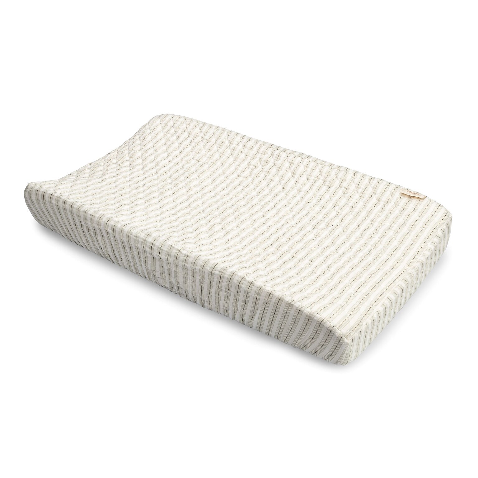 Organic Cotton Stripe Change Pad Cover