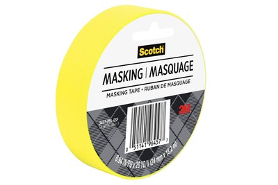 Scotch® Expressions Masking Tape, .94" x 20 yds., Yellow (3437-PYL)