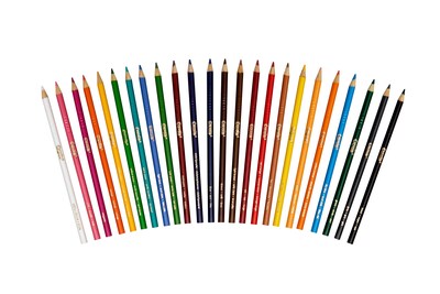 Crayola Kids' Colored Pencils, Assorted Colors, 50/Box (68-4050