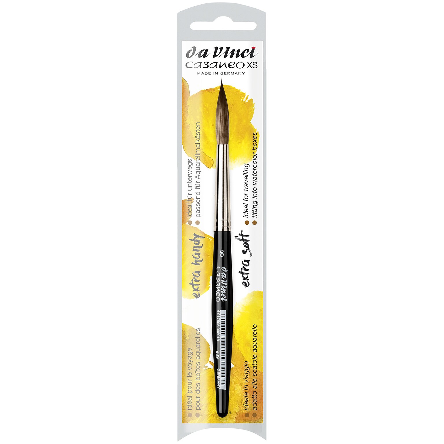 da Vinci CASANEO XS Watercolor Synthetic Bristle, Script/Liner, Liner Brush (DVXVA9898)