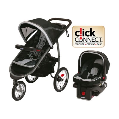 FastAction Fold Jogger Click Connect Travel System, Gotham (1934761)