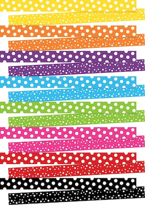 Barker Creek Dot to Dot Double-Sided Border Set, 3x 35, 96/Set (4432)