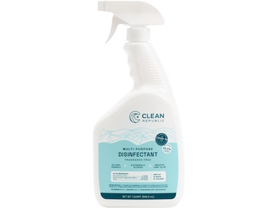 Clean Republic Multipurpose Disinfectant, 32 Fl. Oz., Dozen (CH-1107)