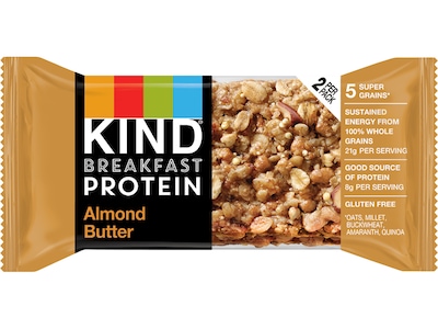KIND Gluten-Free Almond Butter Protein Breakfast Bar, 0.88 oz., 6 Bars/Box (41935)