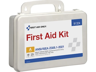 First Aid Only First Aid Kits, 94 Pieces, White (91324)