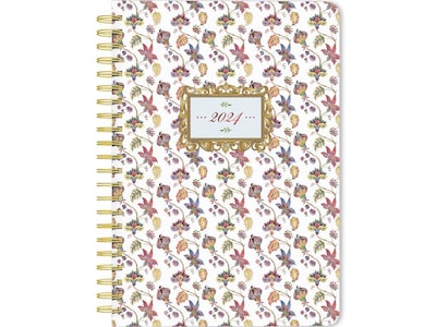 2024 BrownTrout Tuscan Delight 6" x 7.75" Weekly & Monthly Engagement Planner, Multicolor (9781975468712)