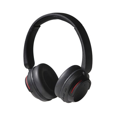 Phiaton BonoBeats Lite Digital Hybrid Active Noise Canceling On-Ear Headphones with Mic, Bluetooth, Black (PPU-BN0300BK01)