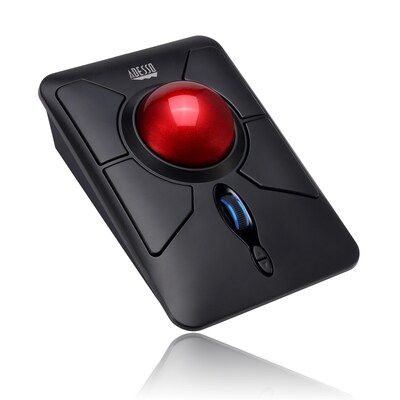 Adesso iMouse T50 Wireless Optical Mouse, Red/Black