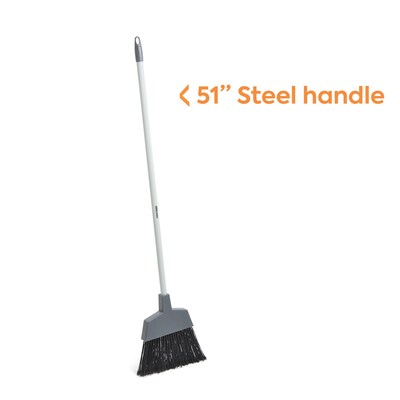Coastwide Professional 8" Angled Broom, Gray (CW61071-CC)