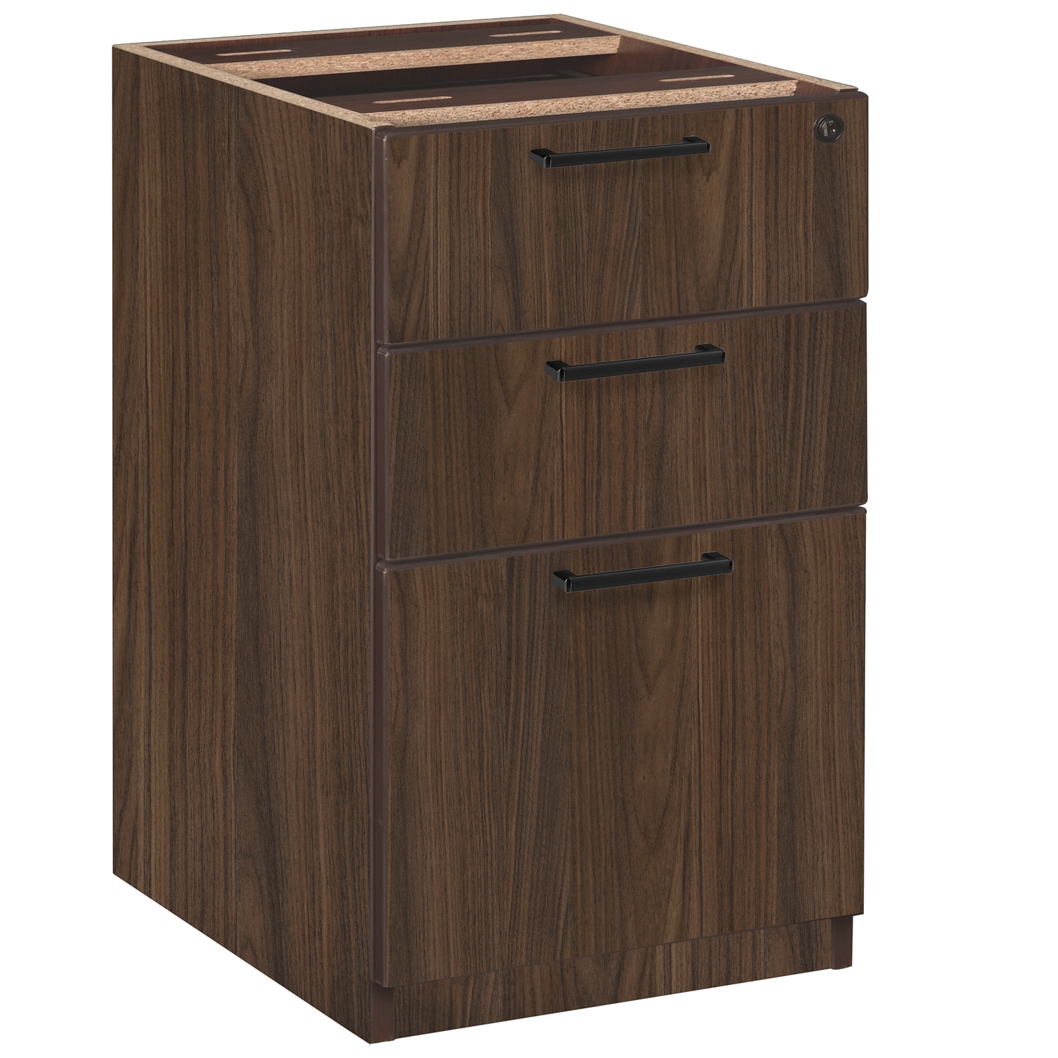 Regency Legacy Box Box File Pedestal Drawer Unit, Neo Walnut (LPBBF22NW)