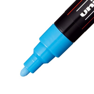 Uni Posca Paint Marker Pen PC-5M , Medium Point, White Ink, Value Set of 3