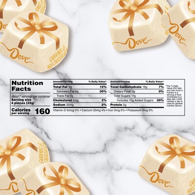 Dove Promises Milk Chocolate & Caramel Christmas Candy, 7.94 oz. (453411)