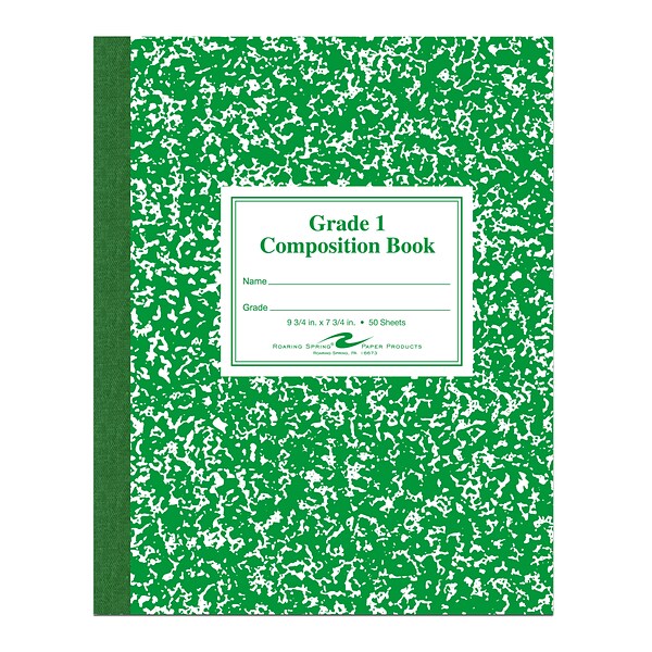 Mead Grades K-2 Primary Journal Composition Notebooks, 7.5 x 9.75