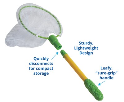 Insect Lore® Butterfly Net, Yellow/Green (ILP5020)