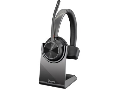 Poly Voyager 4300 UC Series USB-A Bluetooth Mono Phone & Computer Headset, MT Certified (77Y93AA)