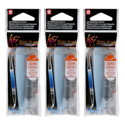 Sakura Koi, Brush, Clear Ink, 3/Bundle (SAK39121-3)